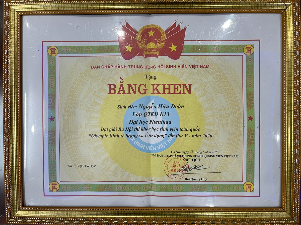 Giải 3 Olympic Kinh tế lượng