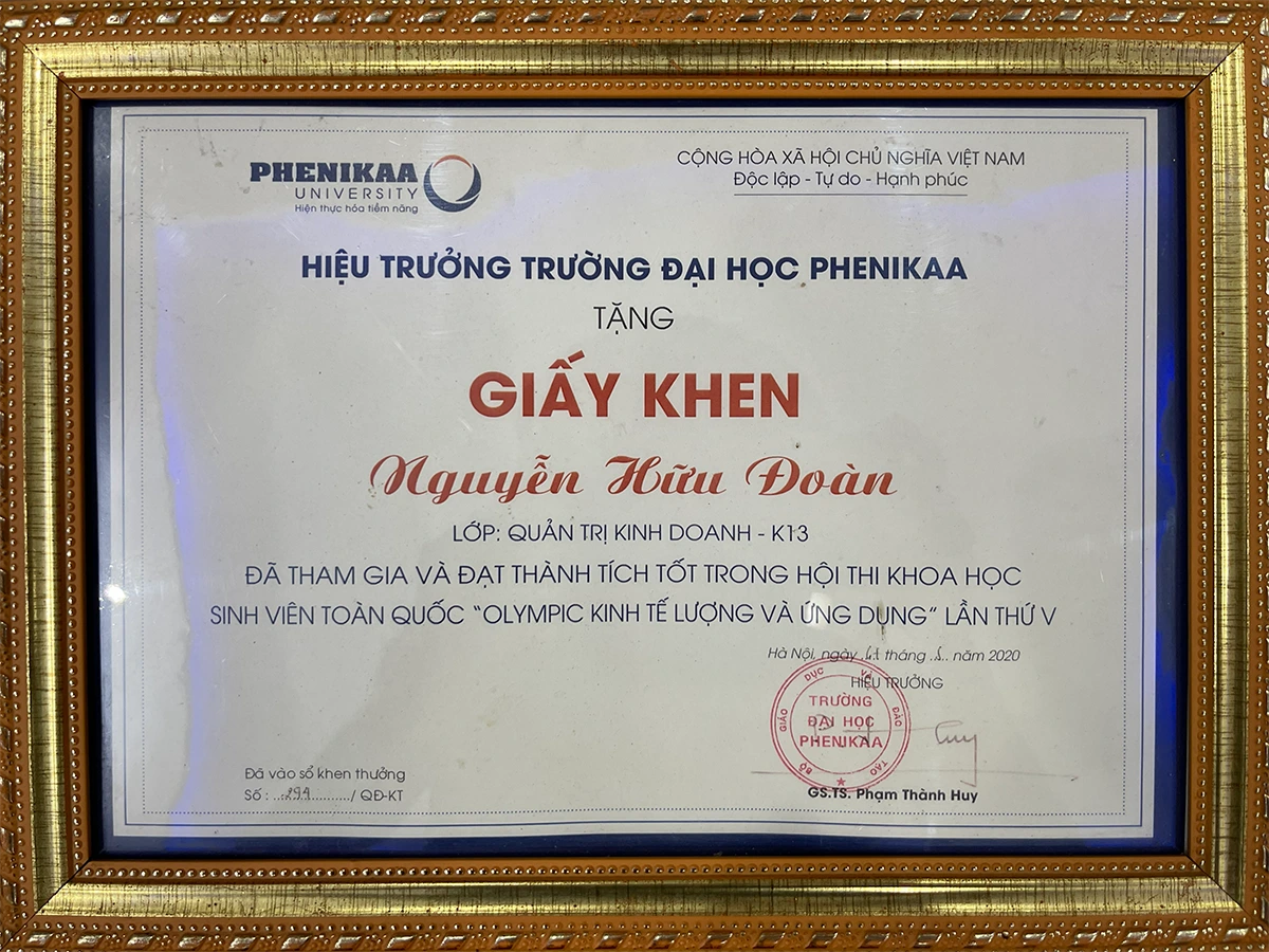 Bằng khen NCKH
